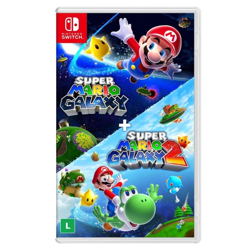 Jogo SUPER MARIO GALAXY + SUPER MARIO GALAXY 2, Nintendo Switch